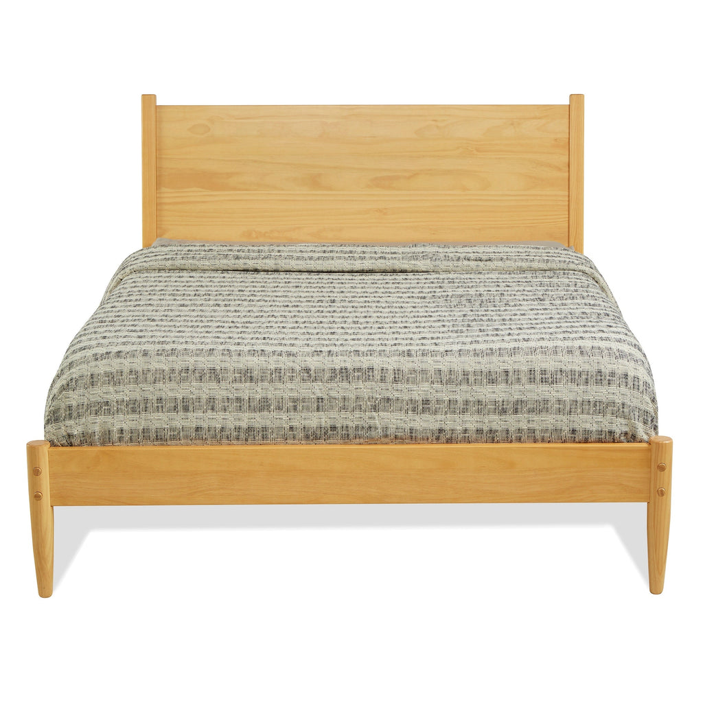 Letto a pannelli di metà secolo