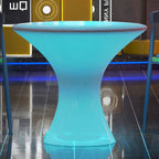 Tavolo da cocktail a LED Mixoy con colori cangianti, tavolo da vino luminoso ricaricabile, tavolo da pub senza fili, arredamento per la casa, patio, piscina