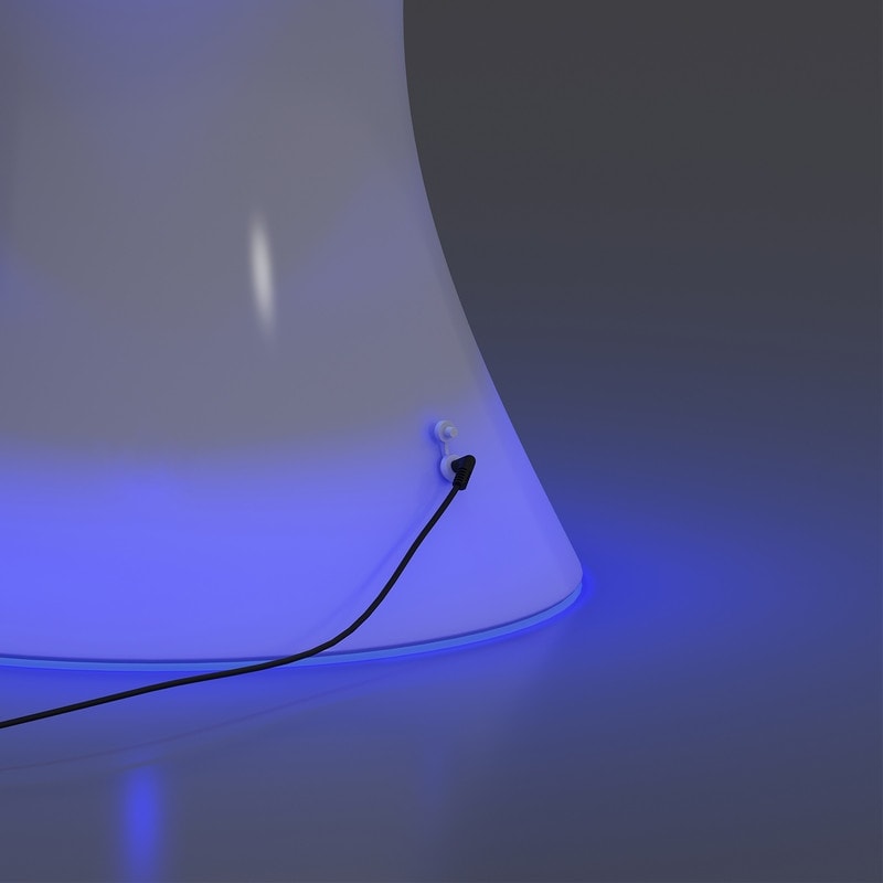 Tavolo da cocktail a LED Mixoy con colori cangianti, tavolo da vino luminoso ricaricabile, tavolo da pub senza fili, arredamento per la casa, patio, piscina