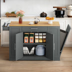 Carrello da cucina portatile con isola mobile da cucina Moasis da 53 pollici