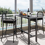 Tavolo da bar con ruote Moasis Patio in metallo