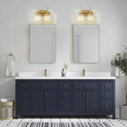 Applique da parete moderna dimmerabile in oro Glam Cylinder, lampada da toeletta in cristallo per bagno