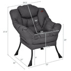Poltrona moderna Lazy Chair Accent Lounge Chair Divano singolo