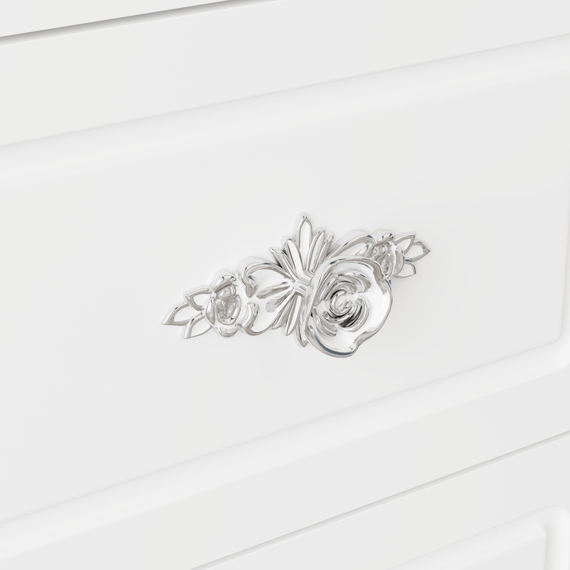 Specchio da trucco pieghevole moderno bianco con illuminazione regolabile - 40,2x54,1