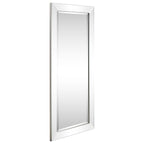 Specchio da parete rettangolare smussato trasparente HD per bagno, toeletta, specchi da camera da letto, 3 misure