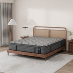 Materasso Modland Hybrid Medium Euro Top da 14 pollici, materasso a molle insacchettate in una scatola