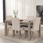 Set da pranzo Morden Fort Farmhouse con tavolo rettangolare e sedia, 5 pezzi