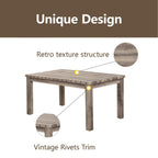 Set da pranzo Morden Fort Farmhouse con tavolo rettangolare e sedia, 5 pezzi