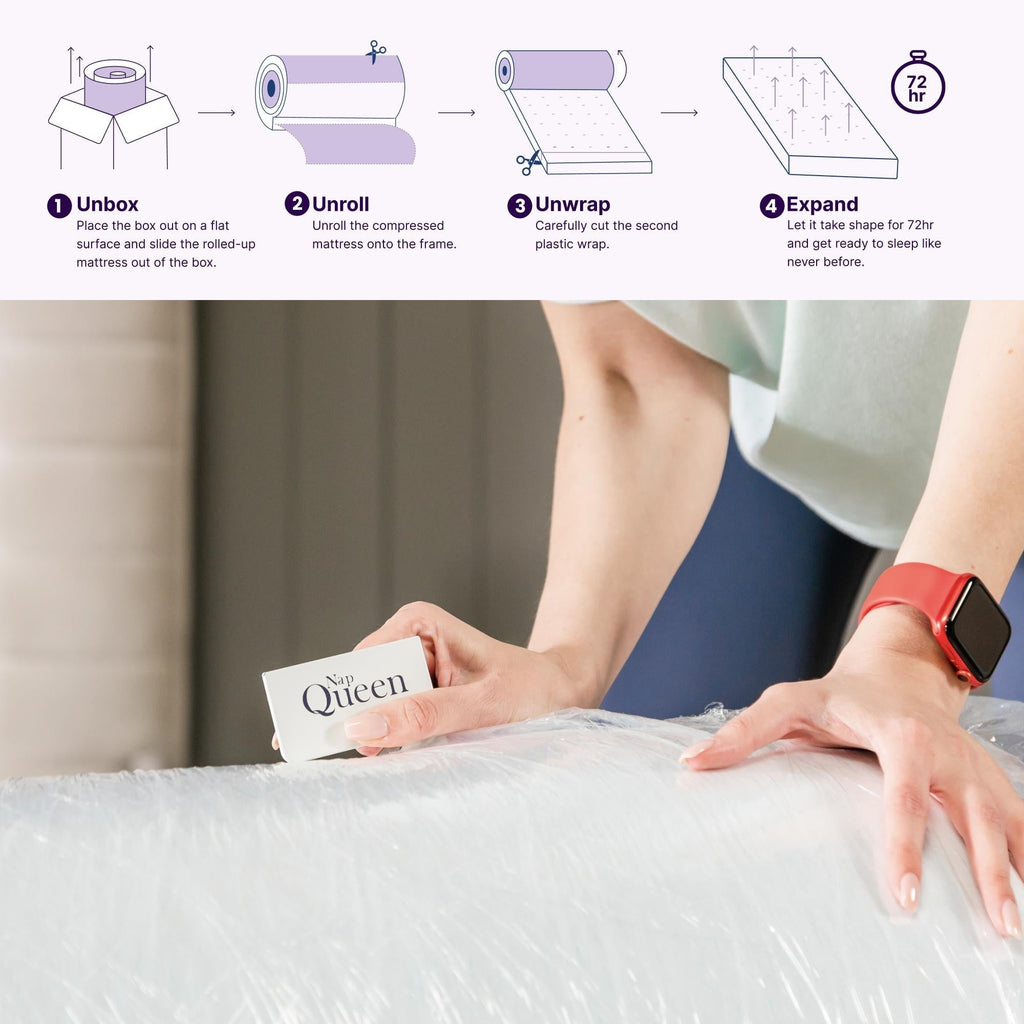 Materasso in memory foam con gel rinfrescante NapQueen Elizabeth 10