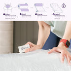 Materasso in memory foam con gel rinfrescante NapQueen Elizabeth 10