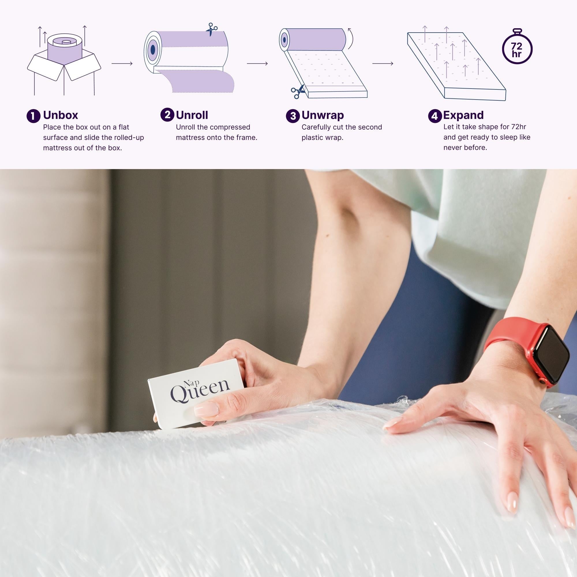 Materasso in memory foam con gel rinfrescante NapQueen Elizabeth 10