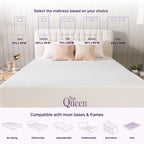 Materasso in memory foam con gel rinfrescante NapQueen Elizabeth 10