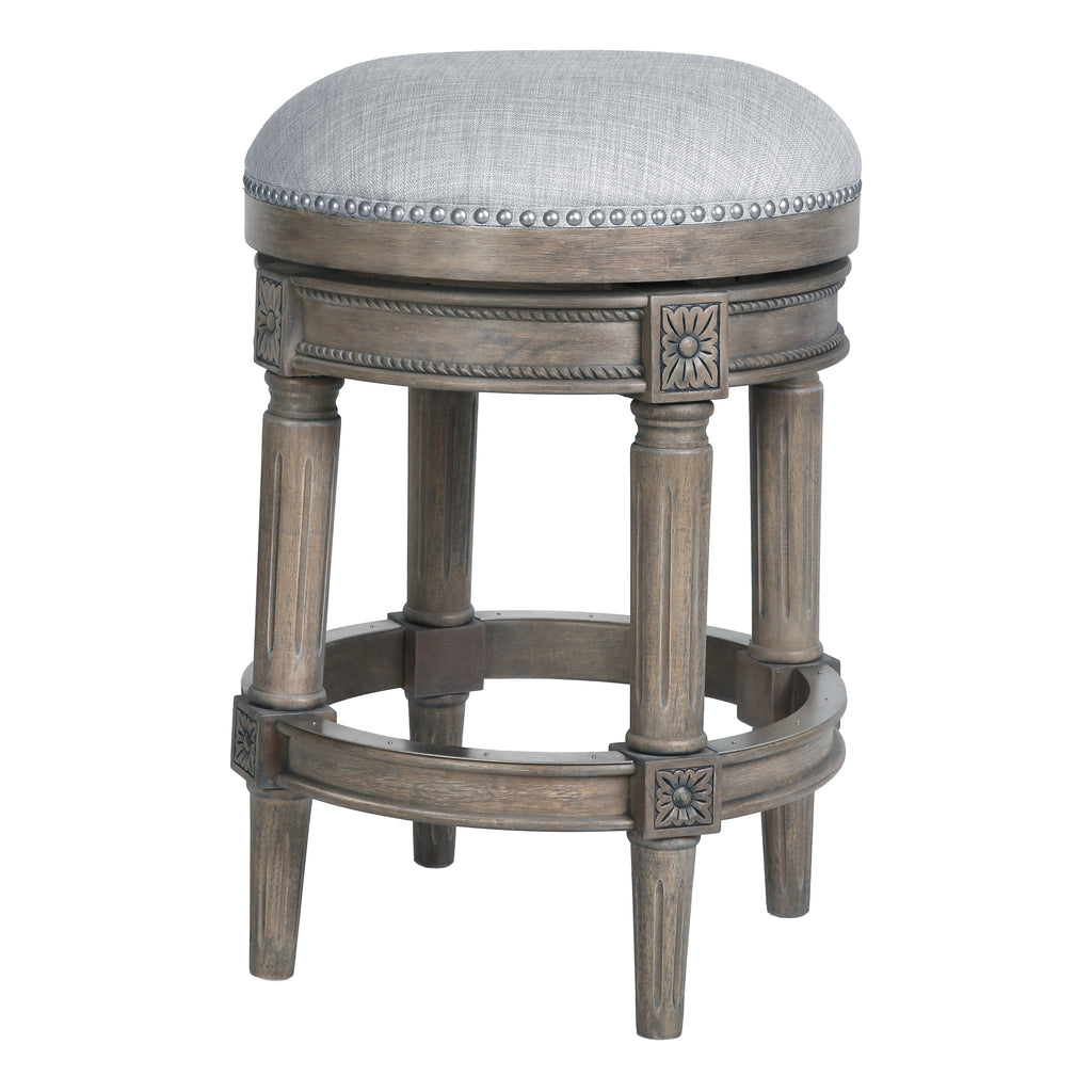 Sgabello da bar girevole senza schienale Chapman 26 per bancone New Ridge Home Goods - Altezza bancone