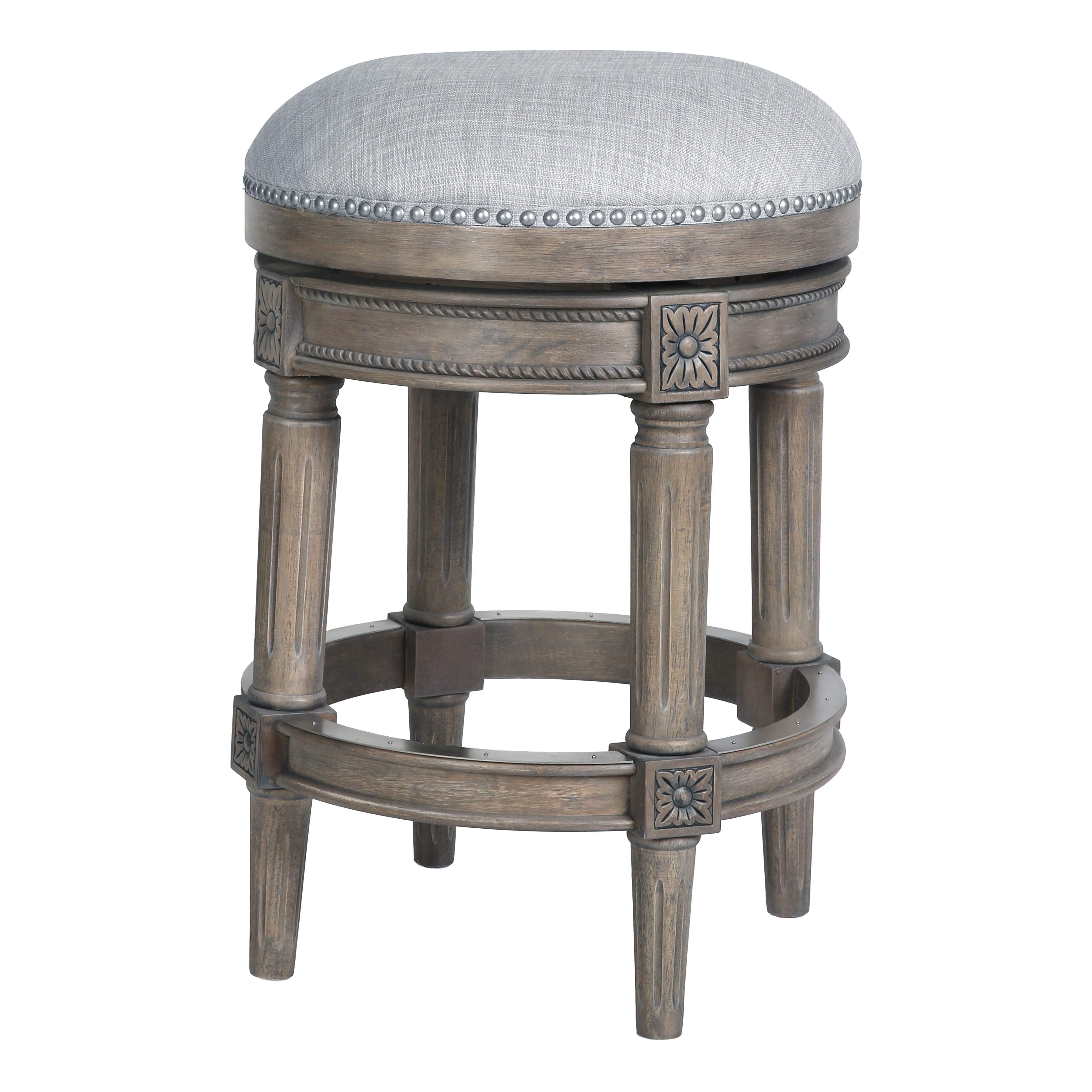Sgabello da bar girevole senza schienale Chapman 26 per bancone New Ridge Home Goods - Altezza bancone