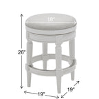 Sgabello da bar girevole senza schienale Chapman 26 per bancone New Ridge Home Goods - Altezza bancone