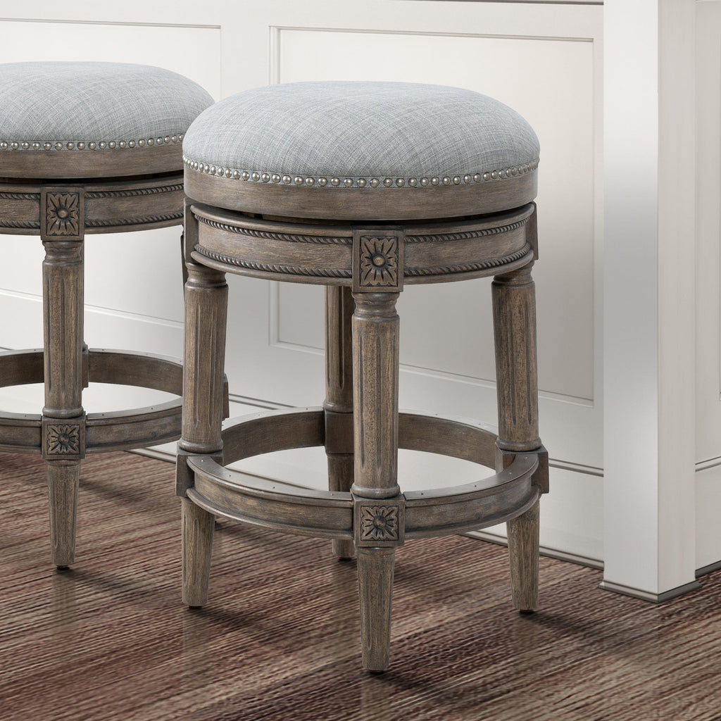 Sgabello da bar girevole senza schienale Chapman 26 per bancone New Ridge Home Goods - Altezza bancone