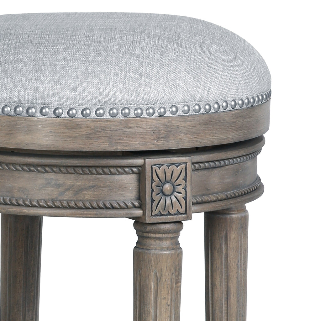 Sgabello da bar girevole senza schienale Chapman 26 per bancone New Ridge Home Goods - Altezza bancone
