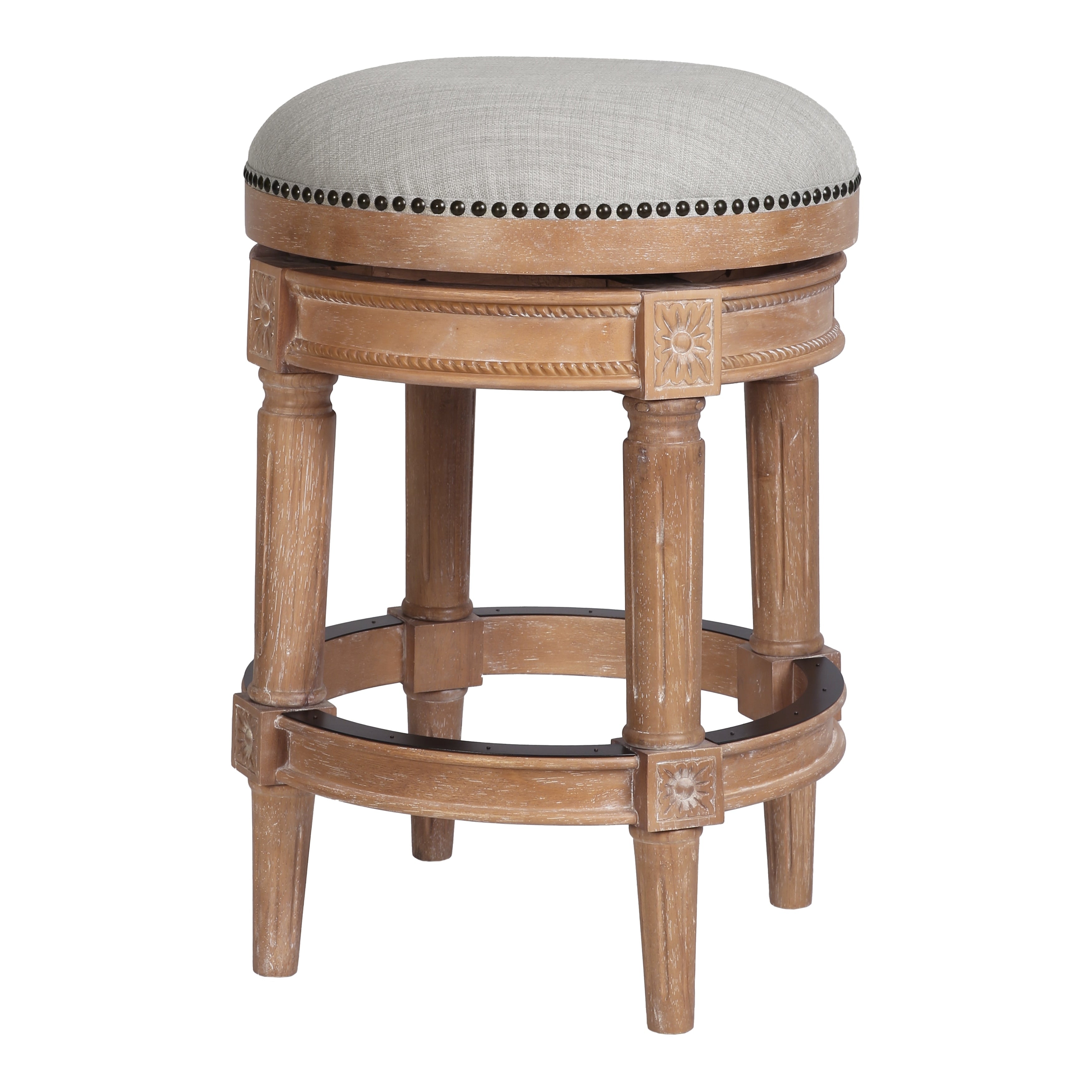 Sgabello da bar girevole senza schienale Chapman 26 per bancone New Ridge Home Goods - Altezza bancone