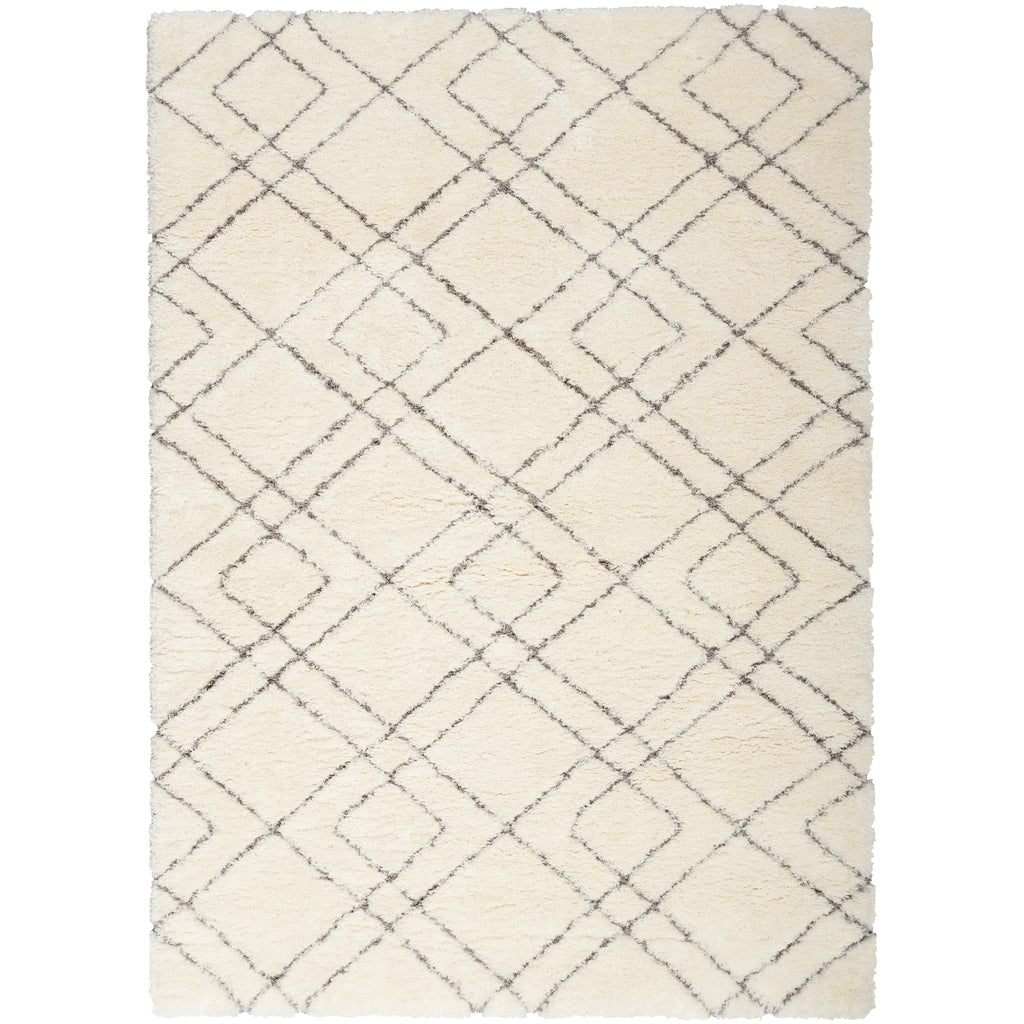 Tappeto geometrico astratto in pelo ultra morbido di Nourison, lussuoso