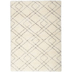 Tappeto geometrico astratto in pelo ultra morbido di Nourison, lussuoso