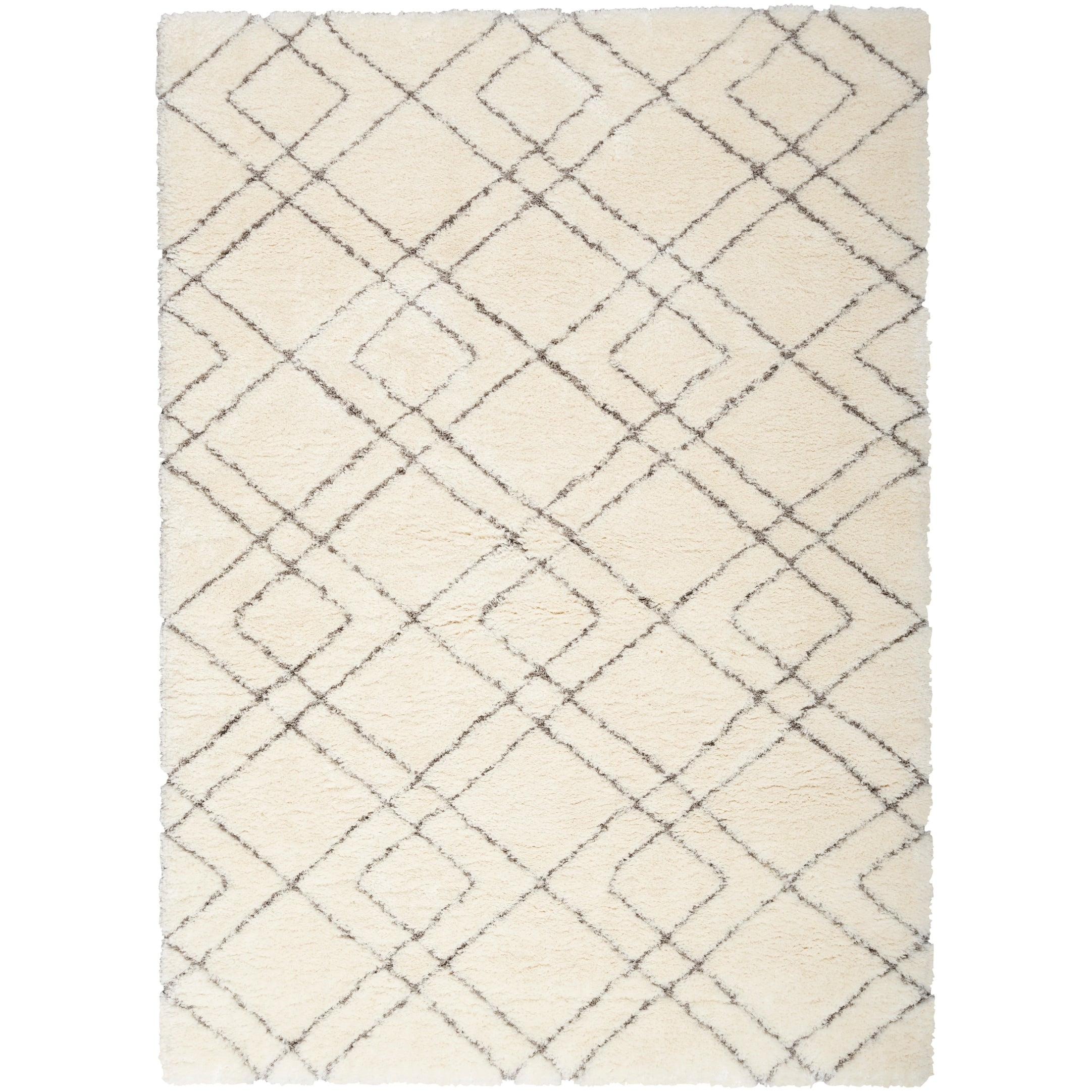 Tappeto geometrico astratto in pelo ultra morbido di Nourison, lussuoso
