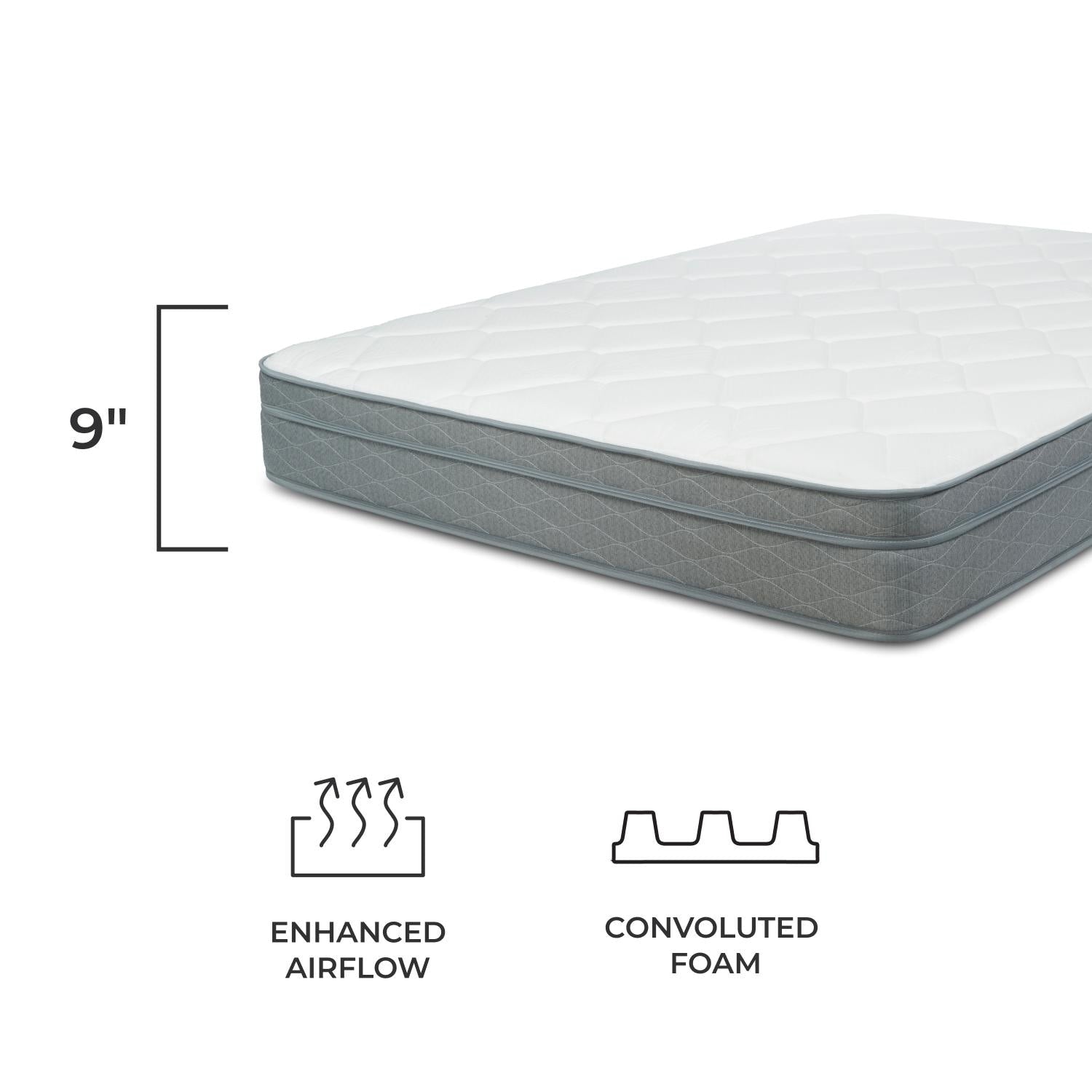 Materasso NuForm 9 Medium Firm Eurotop