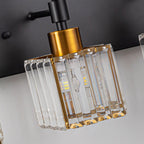 Ora Modern, lampade da bagno in cristallo dimmerabili sopra lo specchio, luci glamour per il bagno