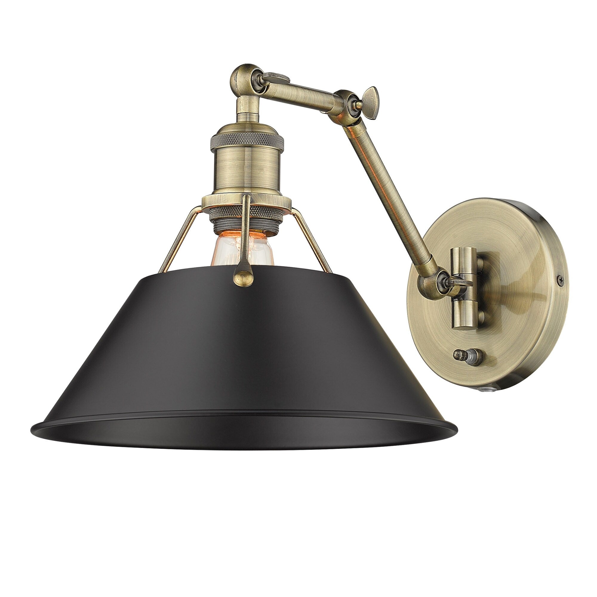 Applique da parete snodabile Orwell a 1 luce