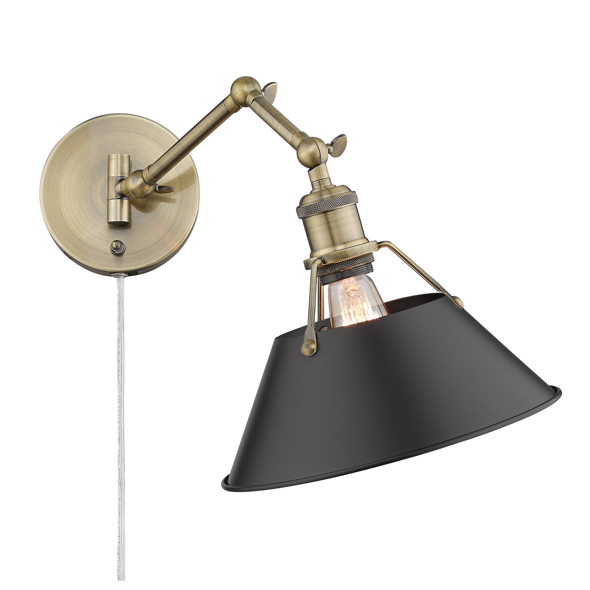 Applique da parete snodabile Orwell a 1 luce