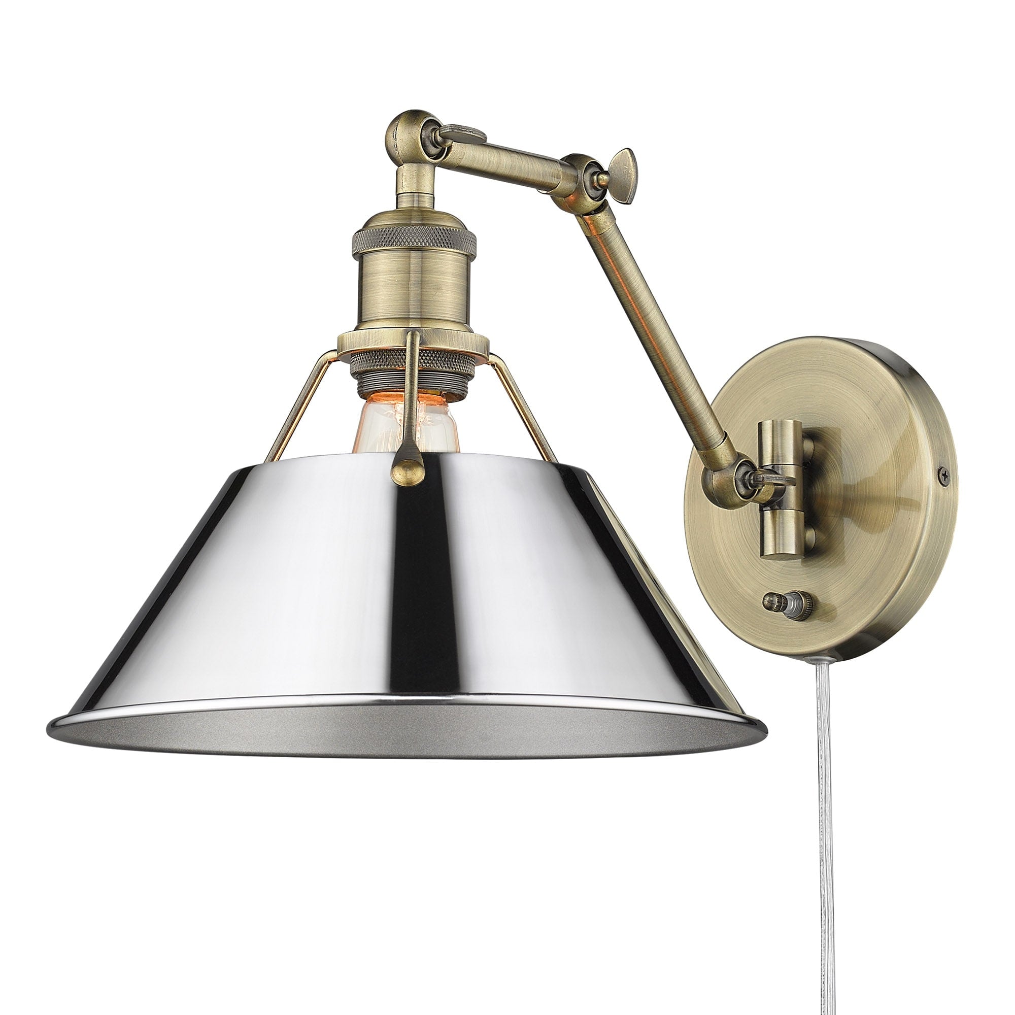 Applique da parete snodabile Orwell a 1 luce