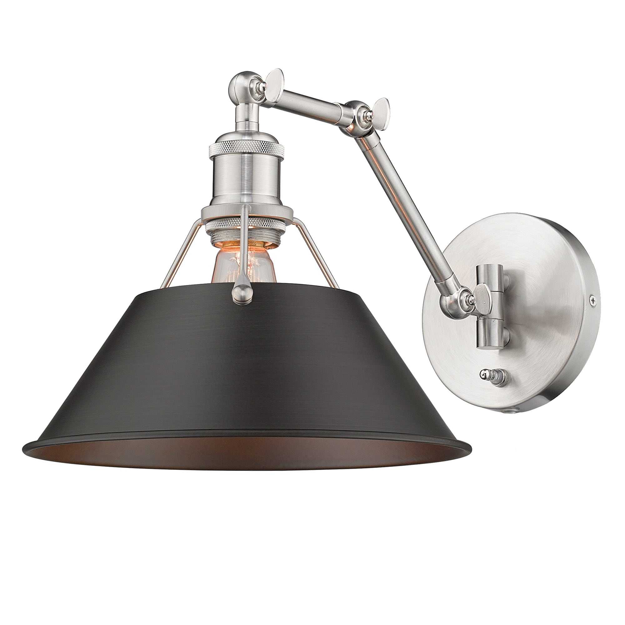 Applique da parete snodabile Orwell a 1 luce