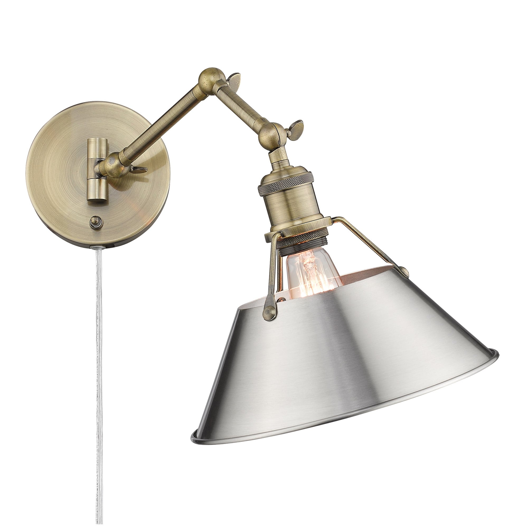 Applique da parete snodabile Orwell a 1 luce