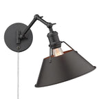 Applique da parete snodabile Orwell a 1 luce