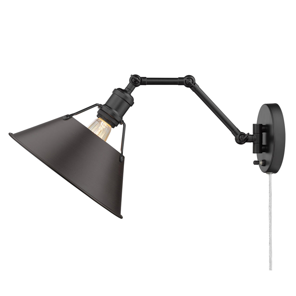 Applique da parete snodabile Orwell a 1 luce