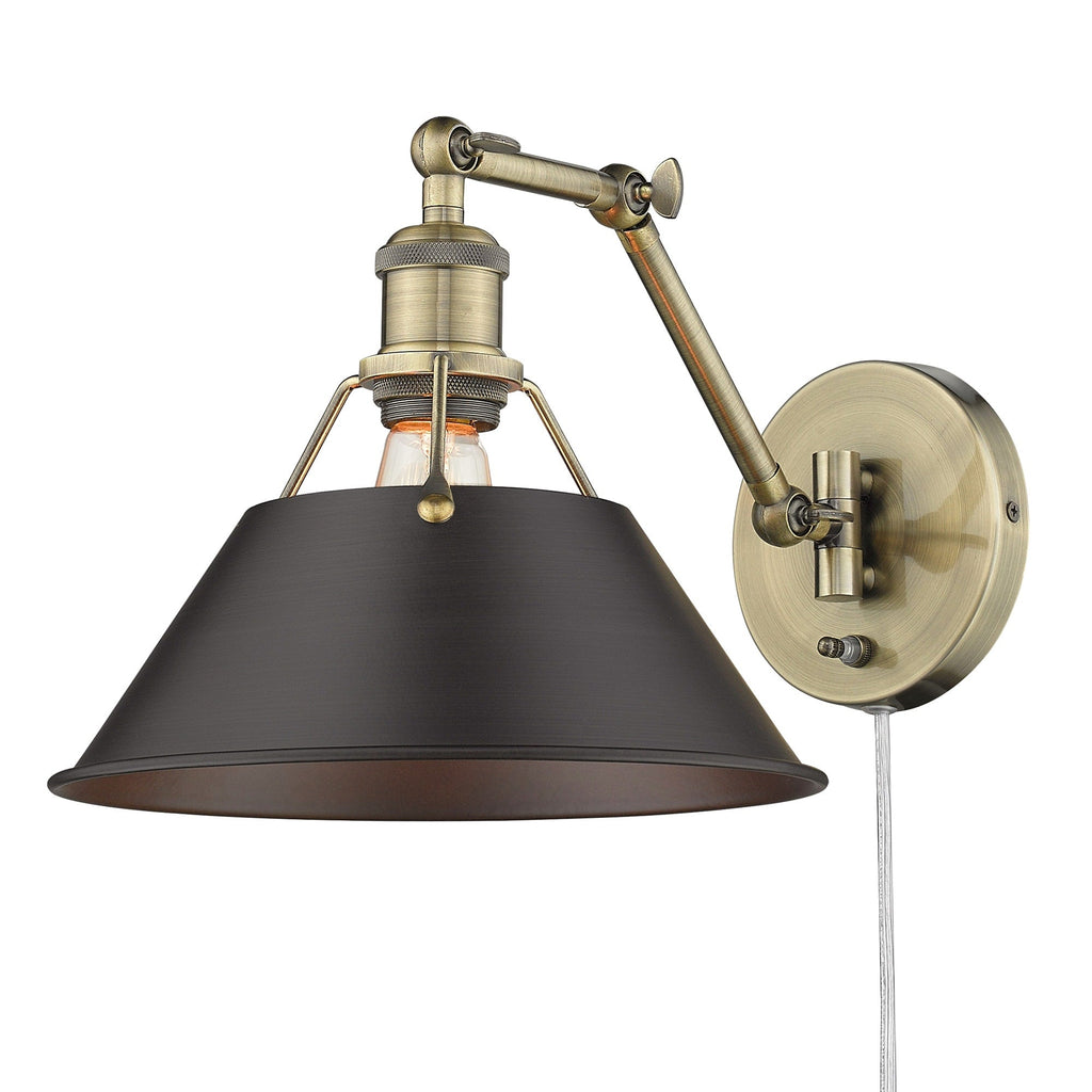 Applique da parete snodabile Orwell a 1 luce