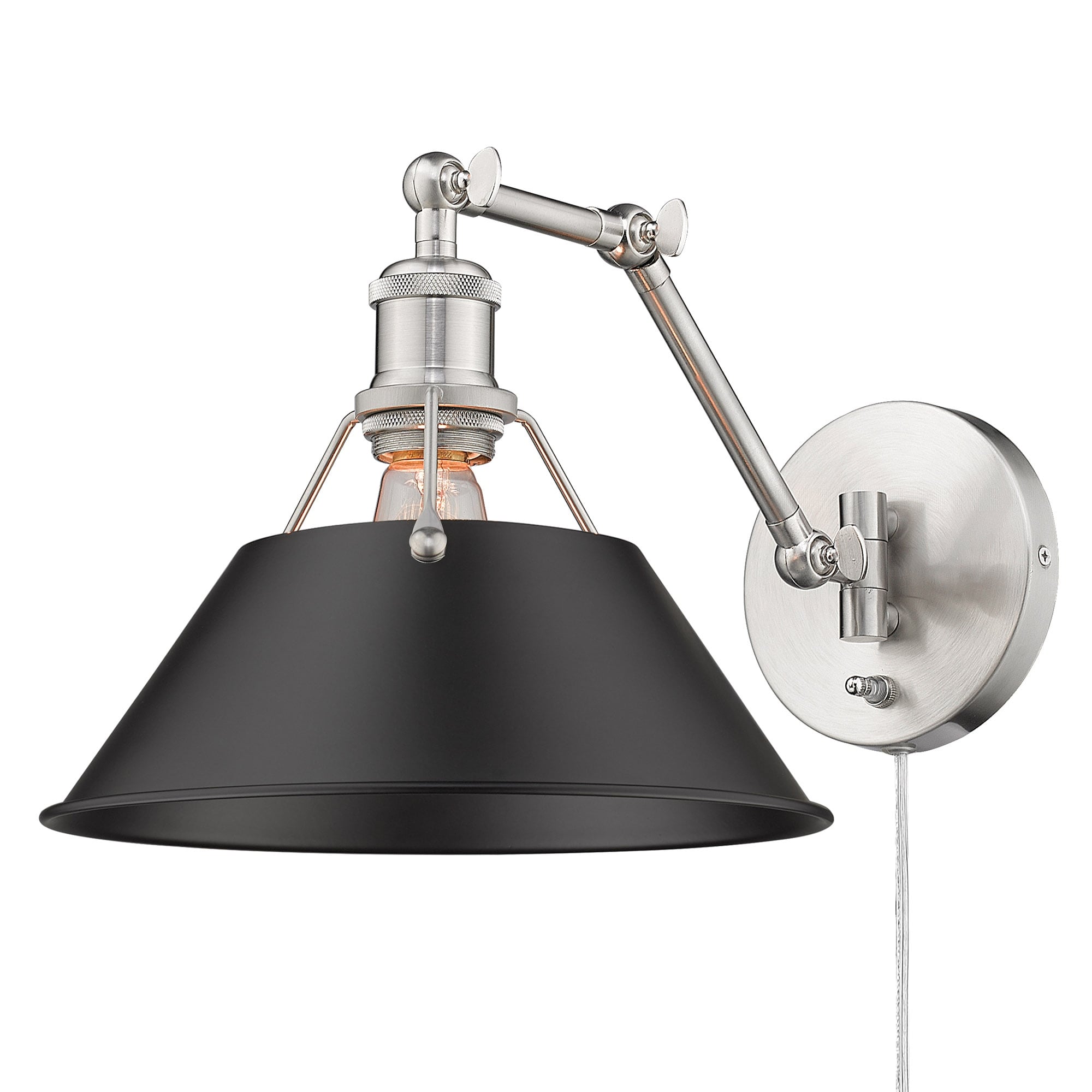 Applique da parete snodabile Orwell a 1 luce