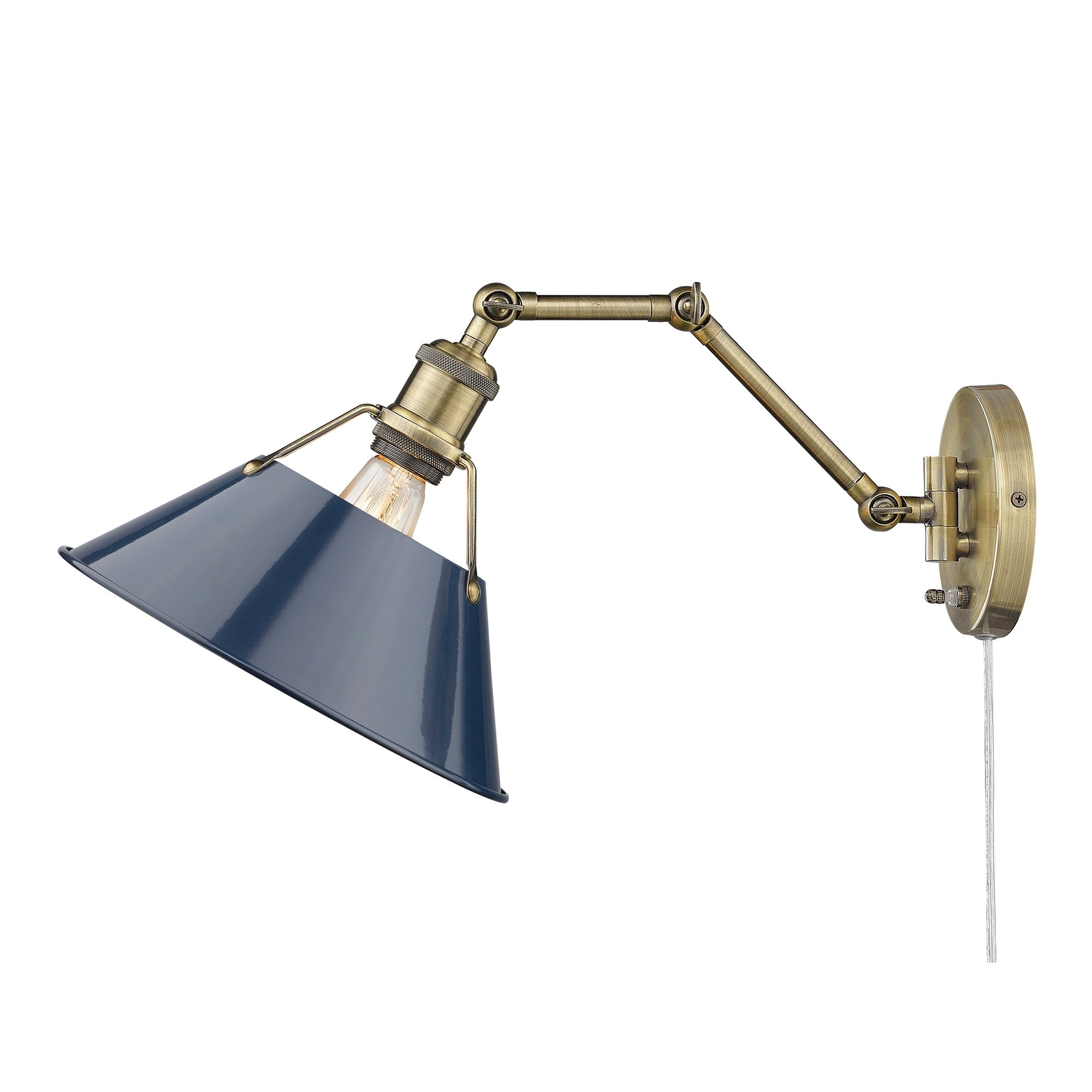 Applique da parete snodabile Orwell a 1 luce