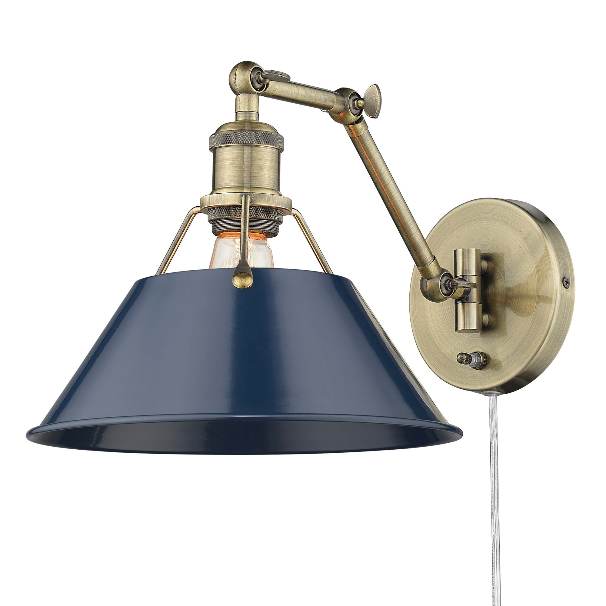 Applique da parete snodabile Orwell a 1 luce
