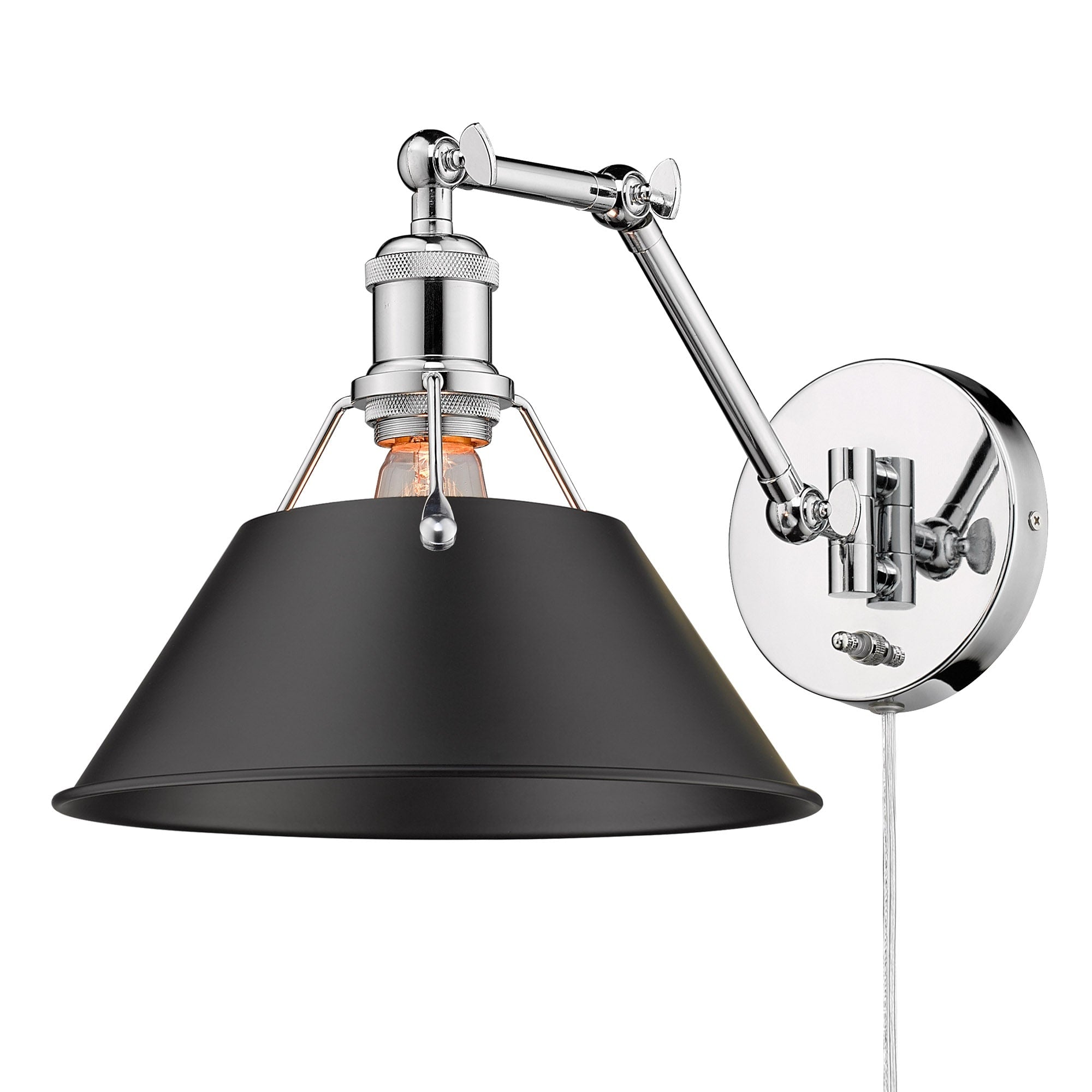 Applique da parete snodabile Orwell a 1 luce