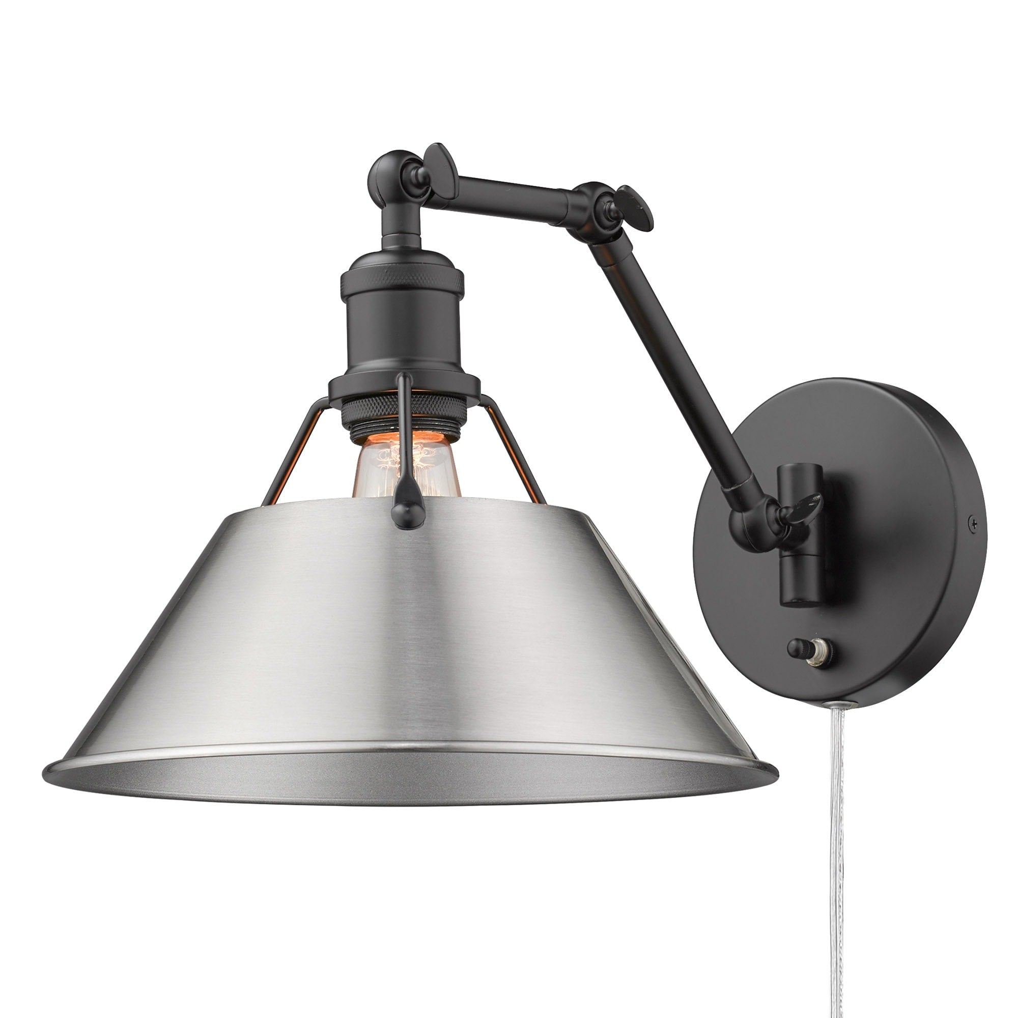 Applique da parete snodabile Orwell a 1 luce