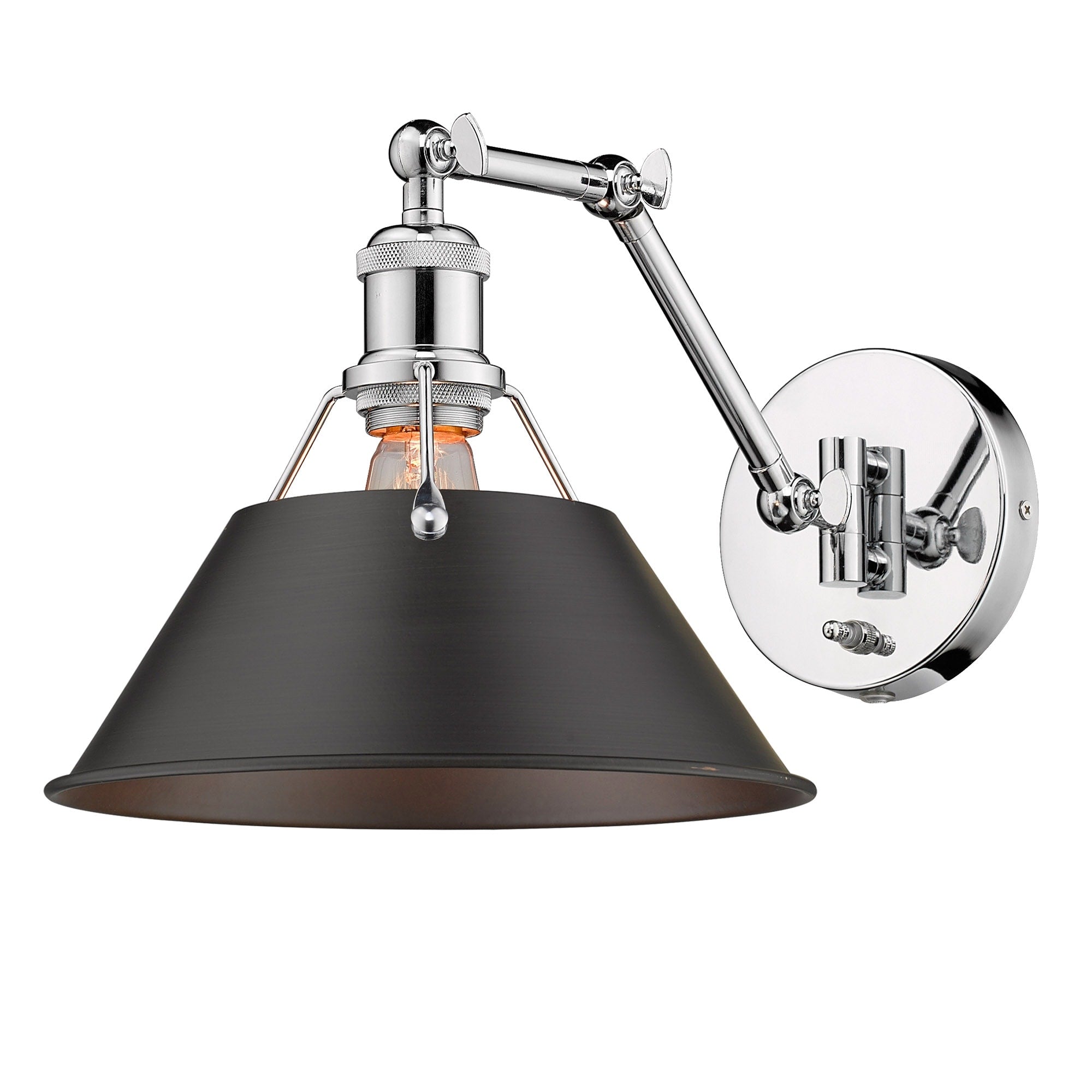 Applique da parete snodabile Orwell a 1 luce