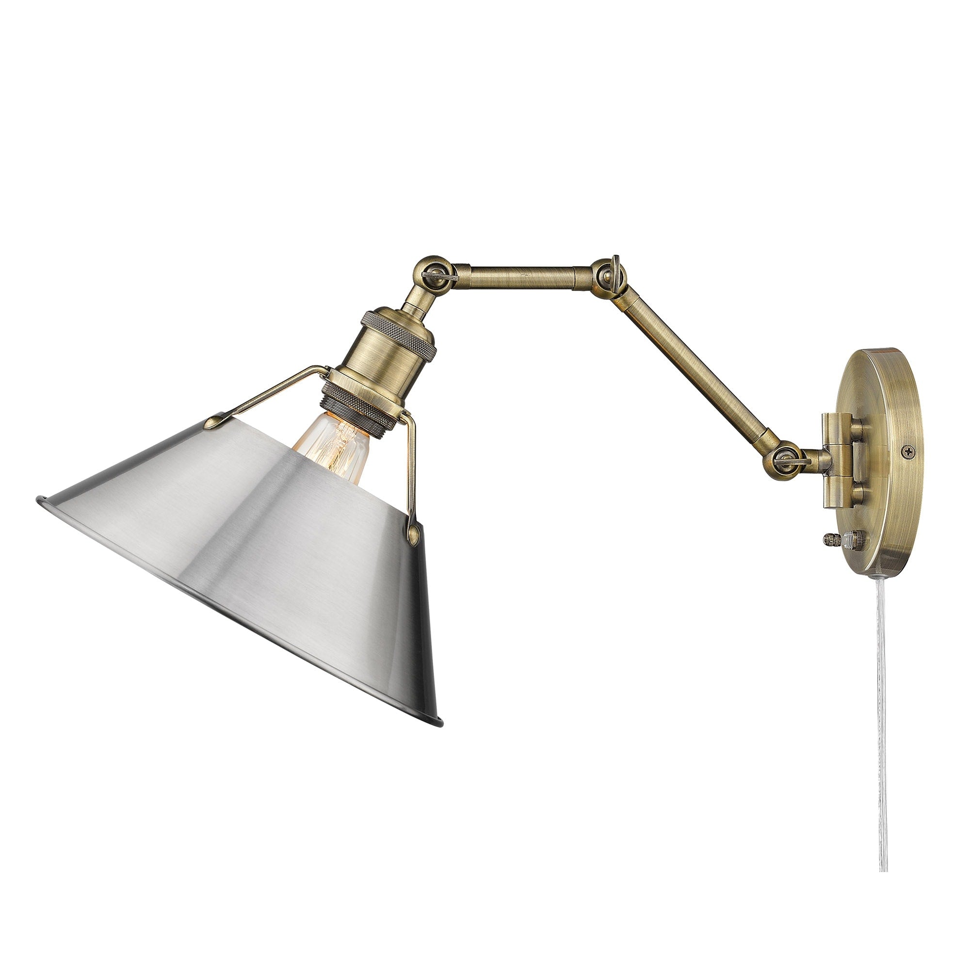Applique da parete snodabile Orwell a 1 luce