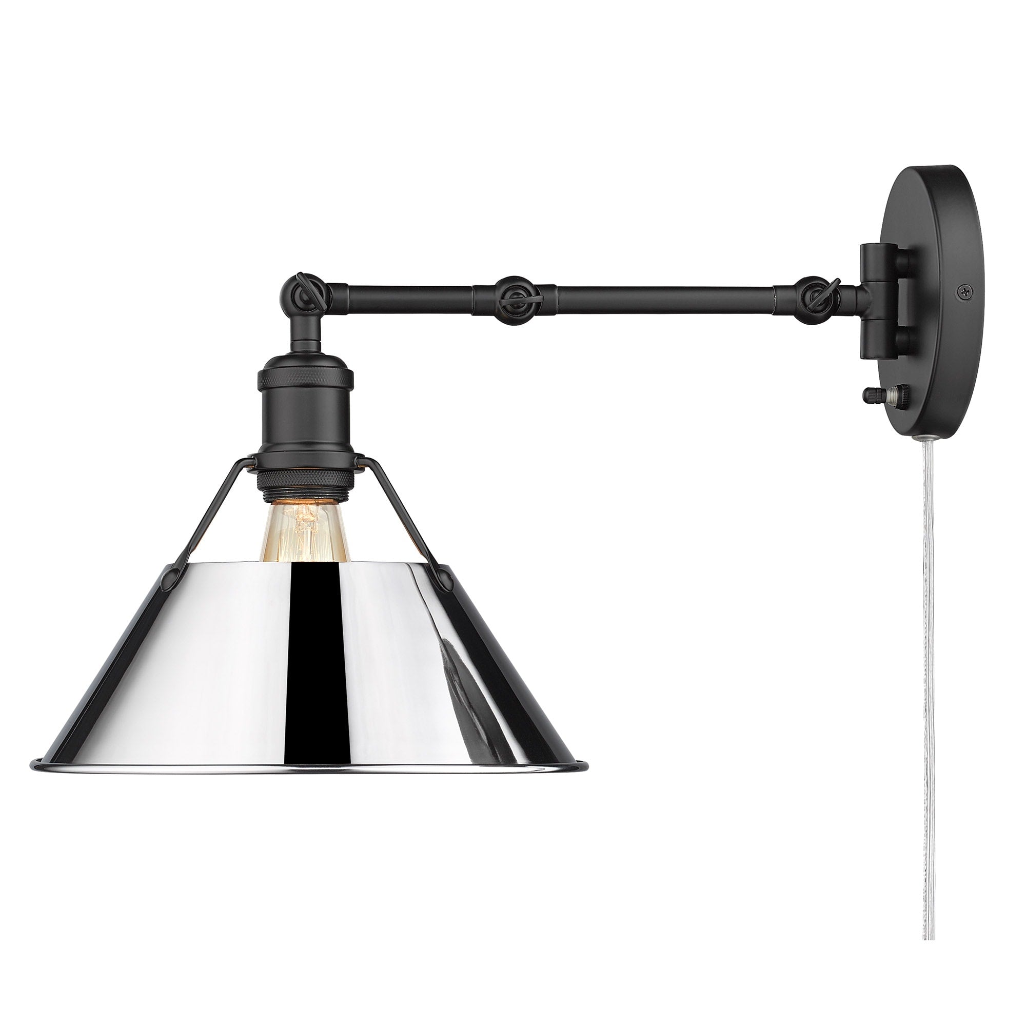 Applique da parete snodabile Orwell a 1 luce