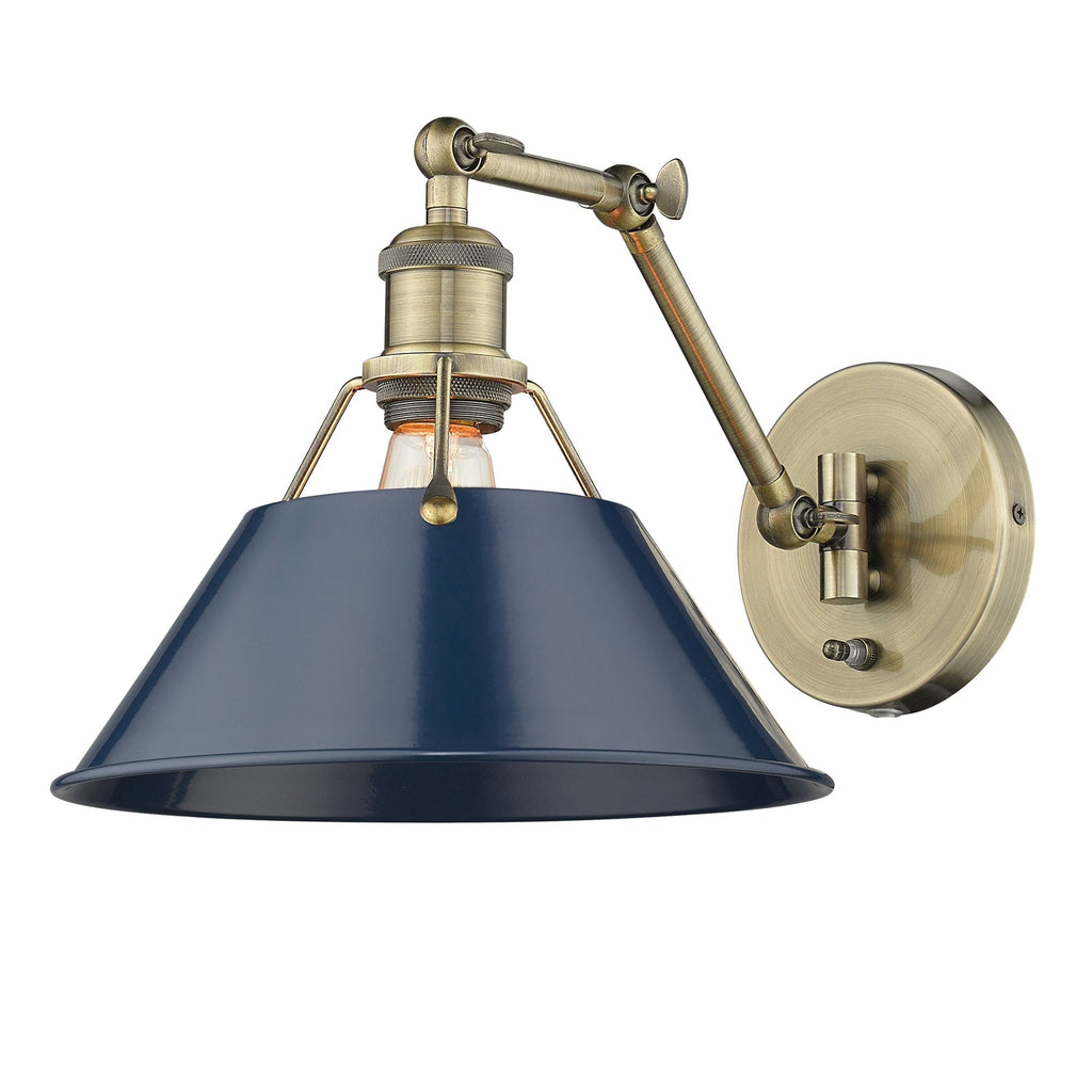 Applique da parete snodabile Orwell a 1 luce