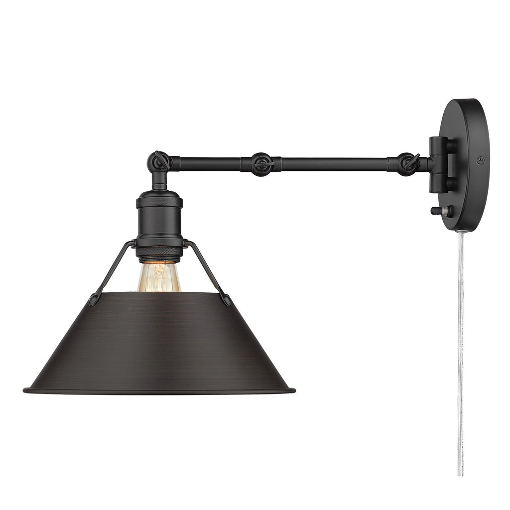 Applique da parete snodabile Orwell a 1 luce