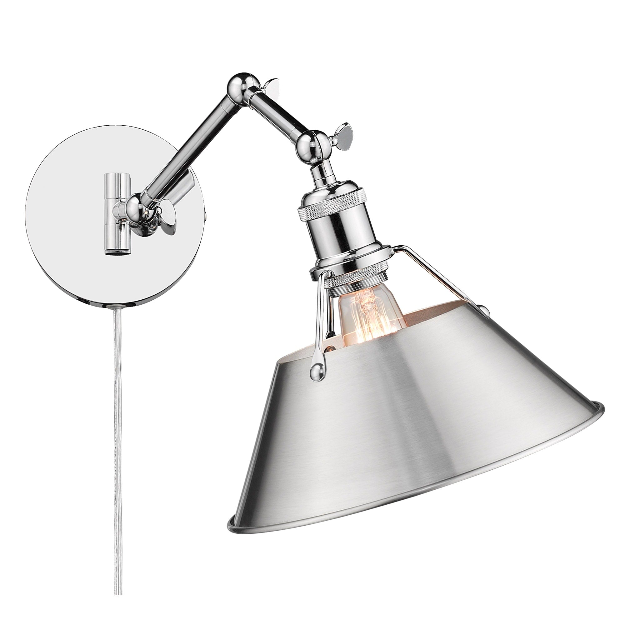 Applique da parete snodabile Orwell a 1 luce