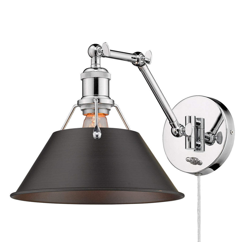 Applique da parete snodabile Orwell a 1 luce