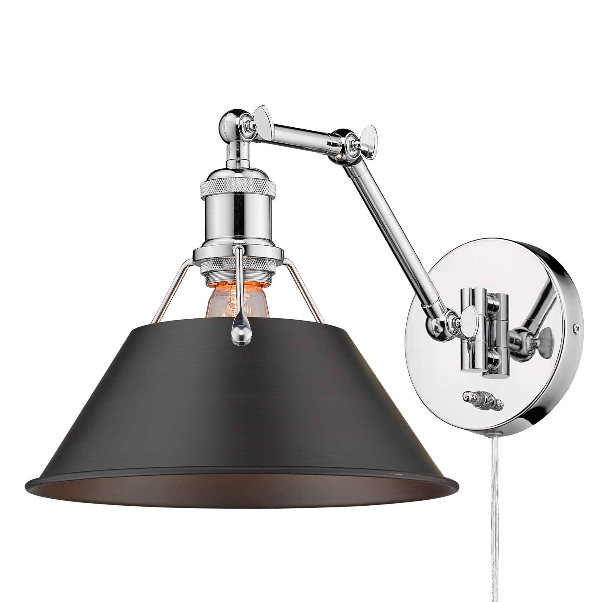 Applique da parete snodabile Orwell a 1 luce