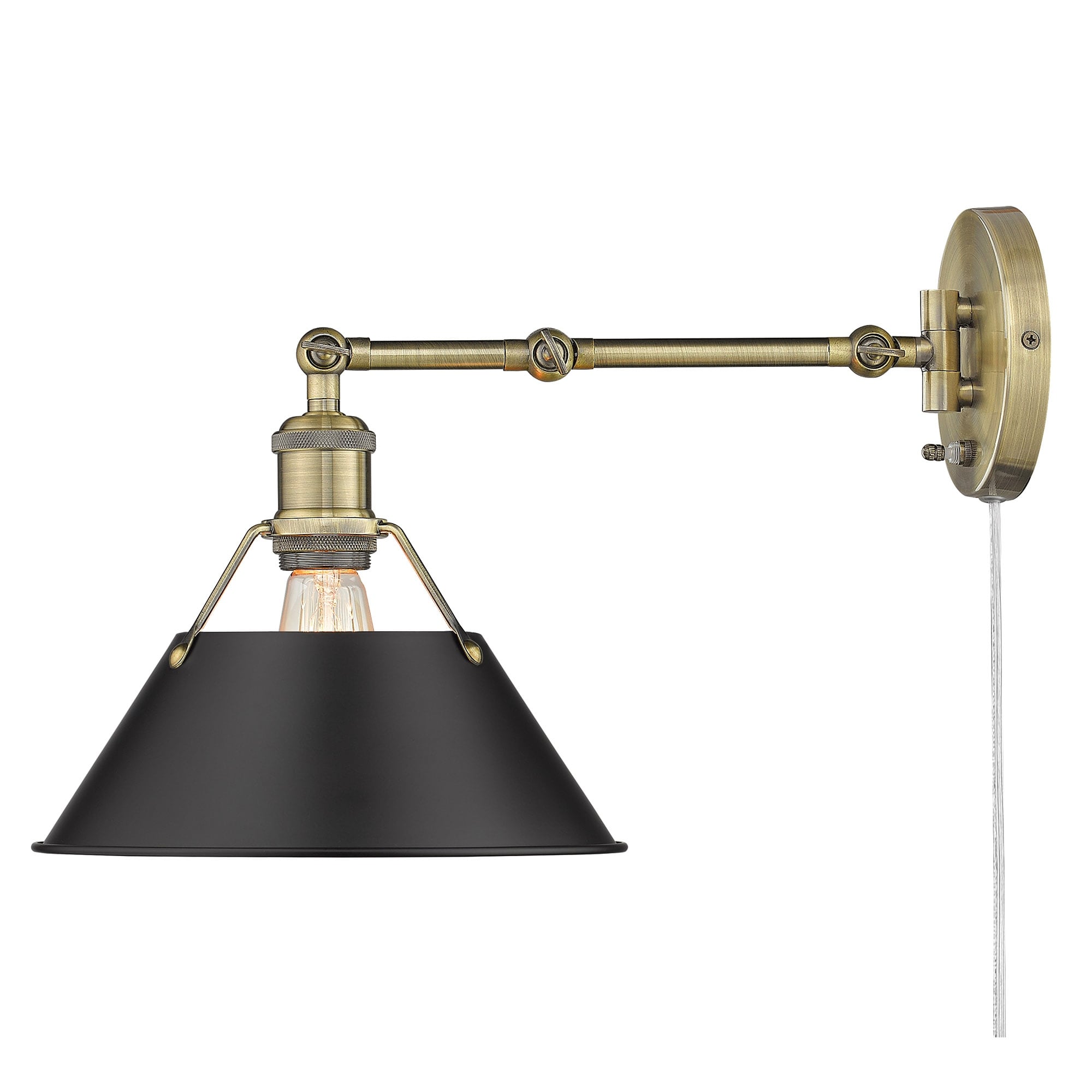 Applique da parete snodabile Orwell a 1 luce