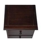 Comodino Palace Imports in legno massello al 100% con 3 cassetti e pomelli in metallo o legno